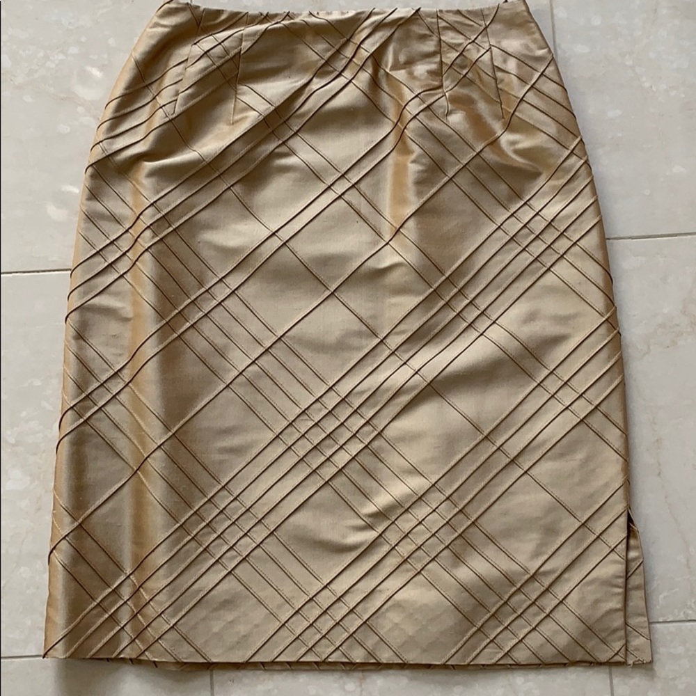 Talbots Silk Shantung skirt